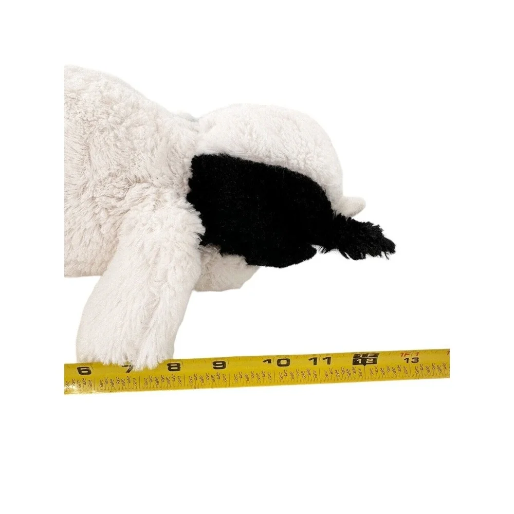 BJ Toy Co Plush Black & White Cow Stuffed Animal 12